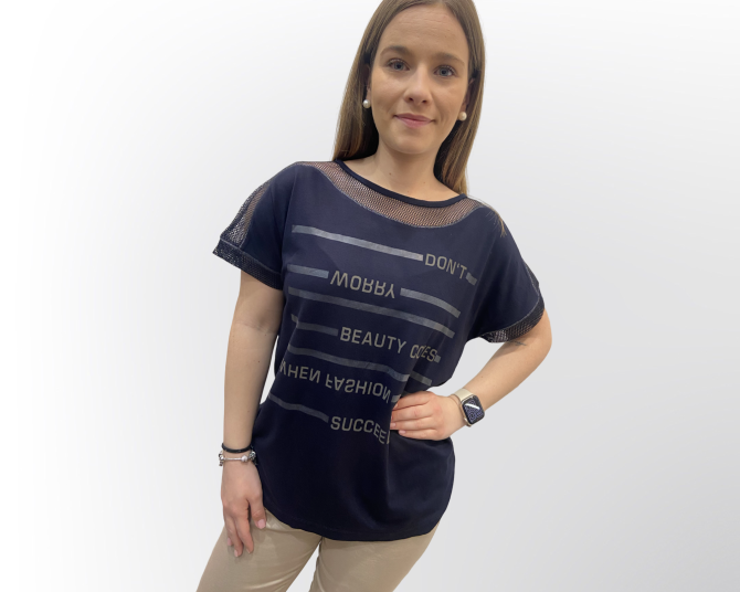 MAJICA OLJA MODRA - Image 3