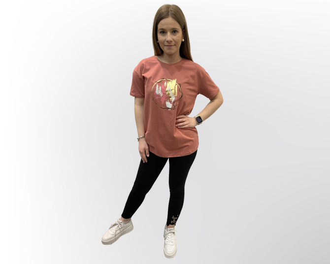 MAJICA FIONA ORANŽNA - Image 2