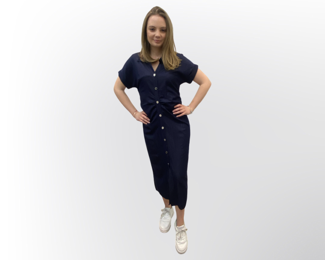 OBLEKA IRIS JEANS - Image 3
