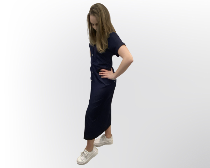 OBLEKA IRIS JEANS - Image 2