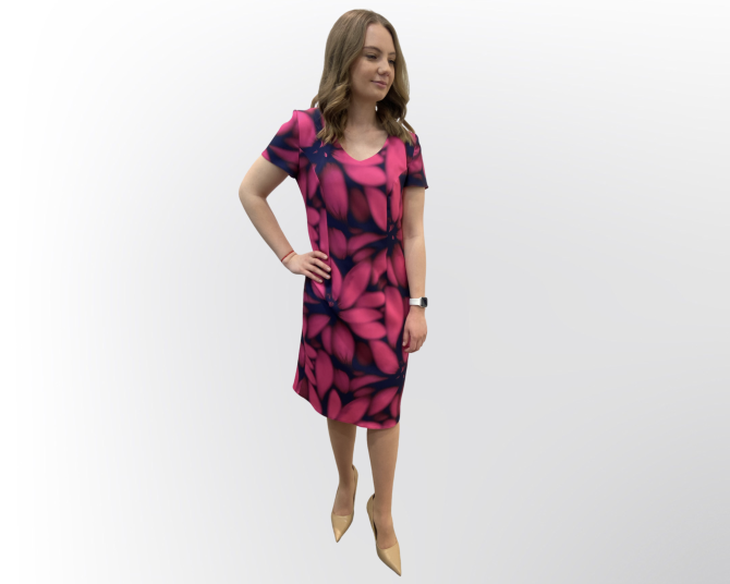 OBLEKA LITA PINK - Image 2