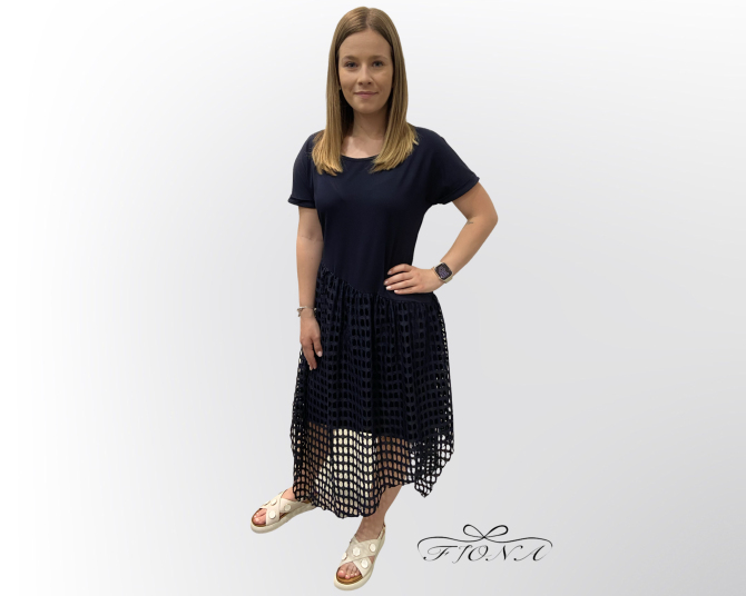 OBLEKA KARMEN MODRA