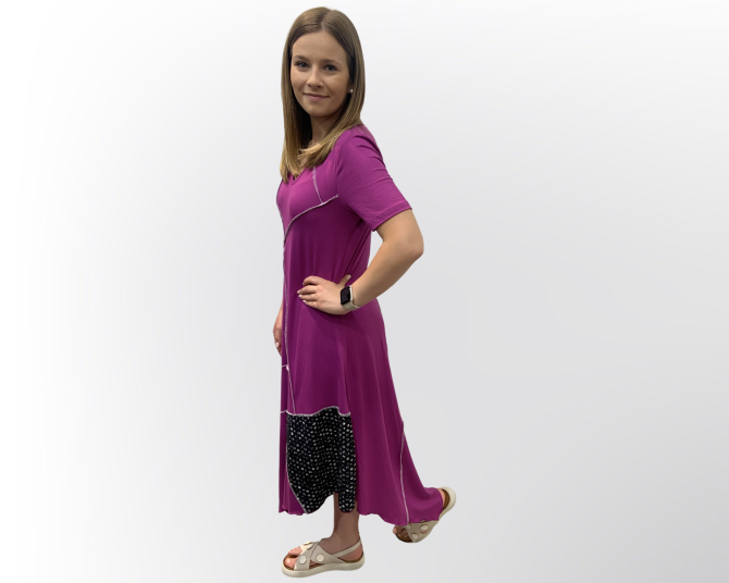 OBLEKA EVIJA LILA - Image 2
