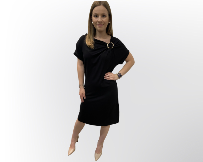 OBLEKA FIONA ČRNA - Image 2