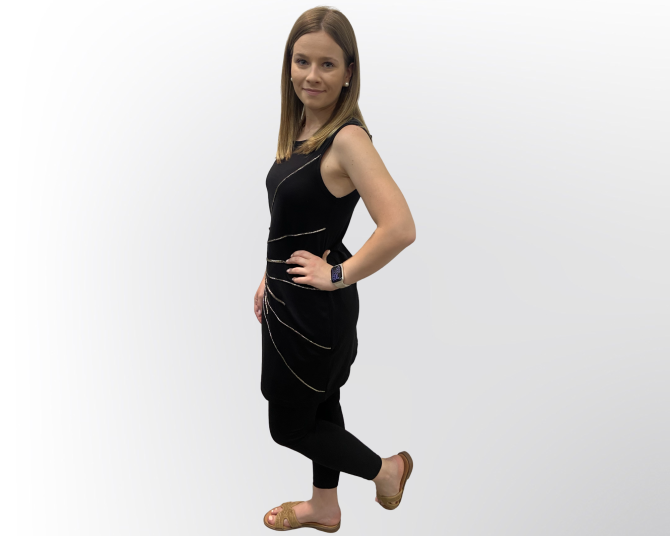 MAJICA VISA ČRNO ZLATA - Image 2