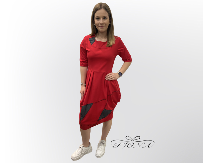 OBLEKA KIANA RDEČA