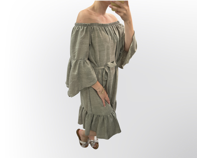 OBLEKA NERINA OLIVA - Image 3