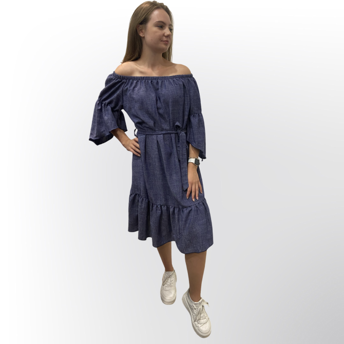 OBLEKA NERINA JEANS - Image 2