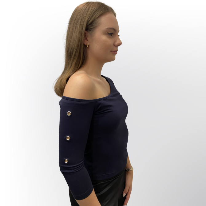 MAJICA ELDINA MODRA - slika 2