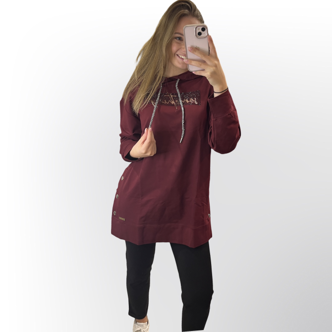 PULOVER KITI BORDO