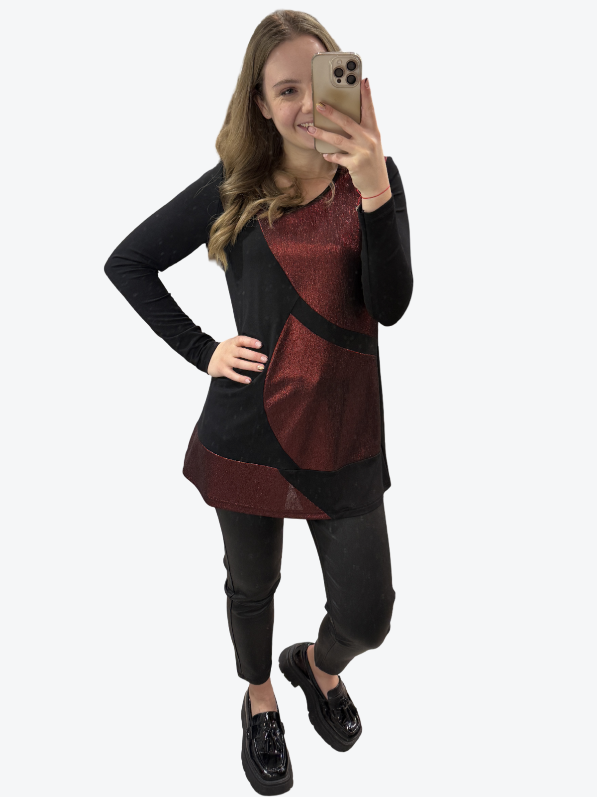 TUNIKA DEA ČRNO RDEČA