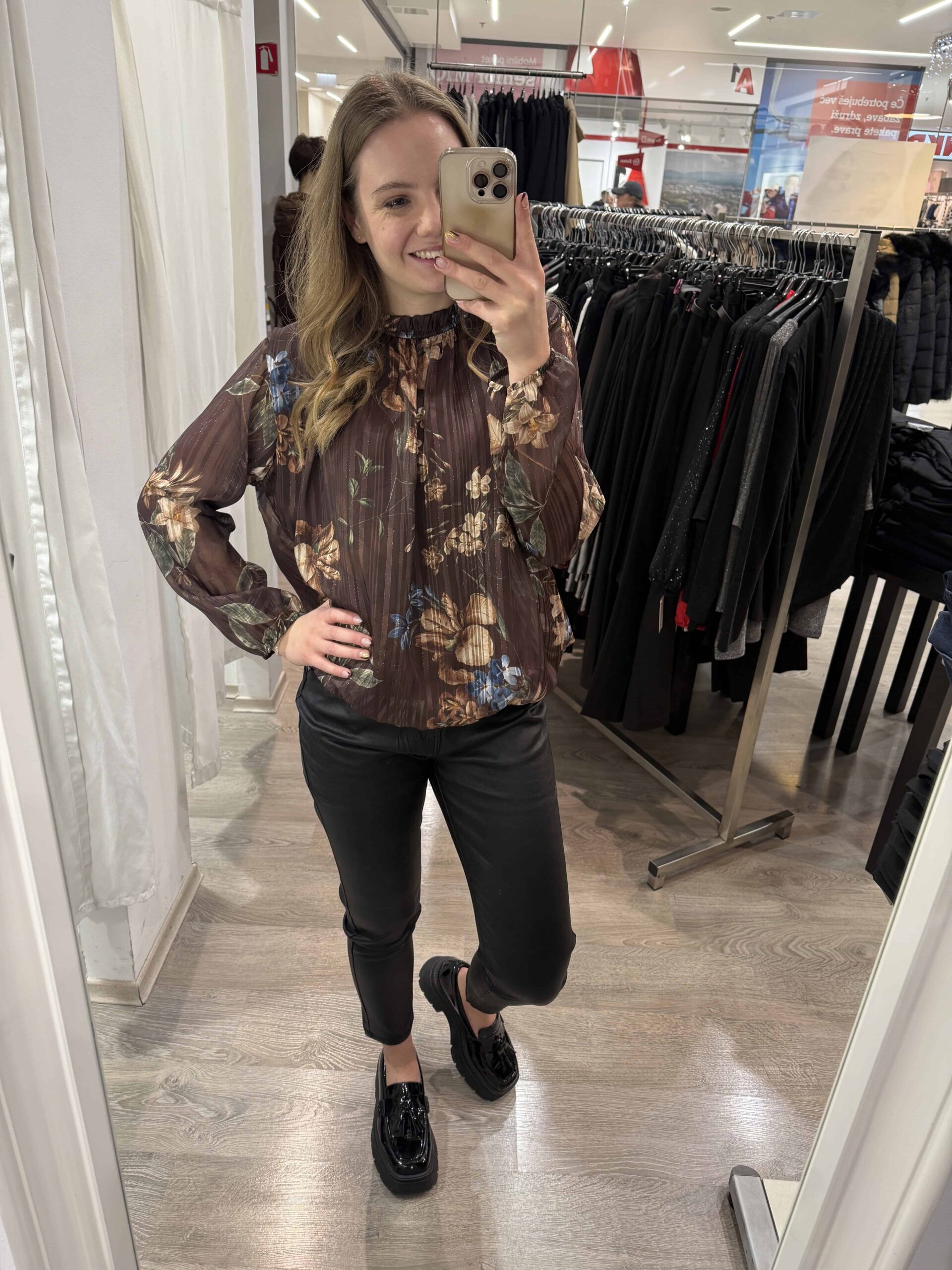 BLUZA MAGDA RJAVA - slika 2