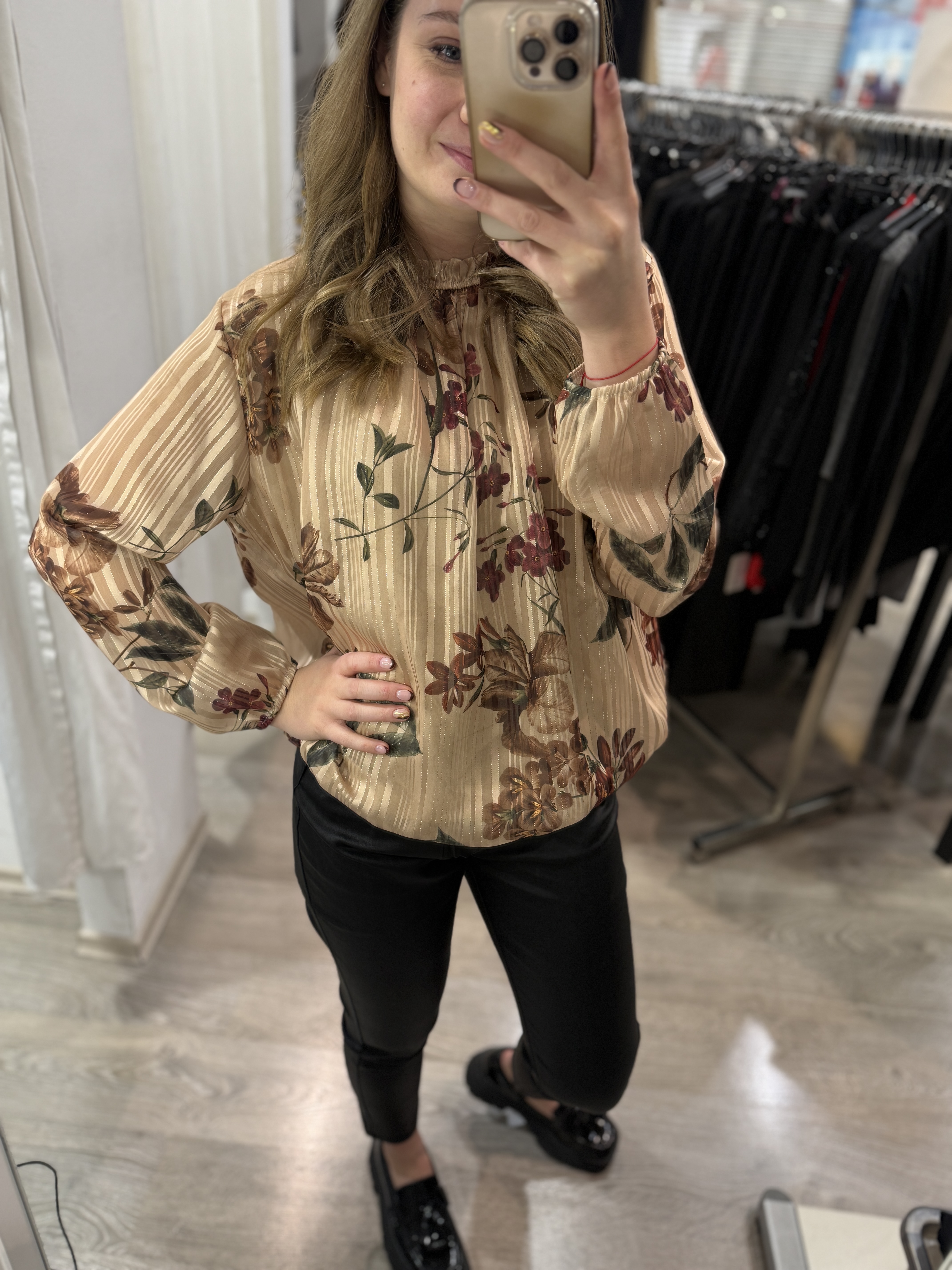 BLUZA MAGDA BEŽ - slika 3