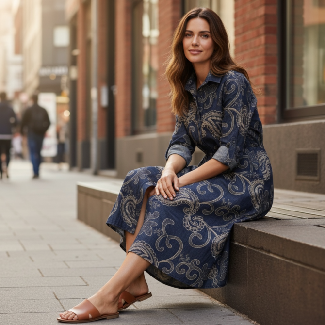 OBLEKA TINKARA JEANS