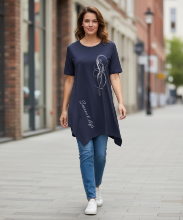 TUNIKA LITA KRATKA MODRA