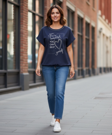 MAJICA TJAÅ A MODRA