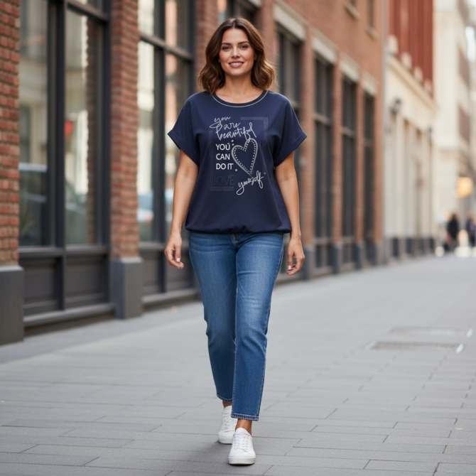 MAJICA TJAÅ A MODRA